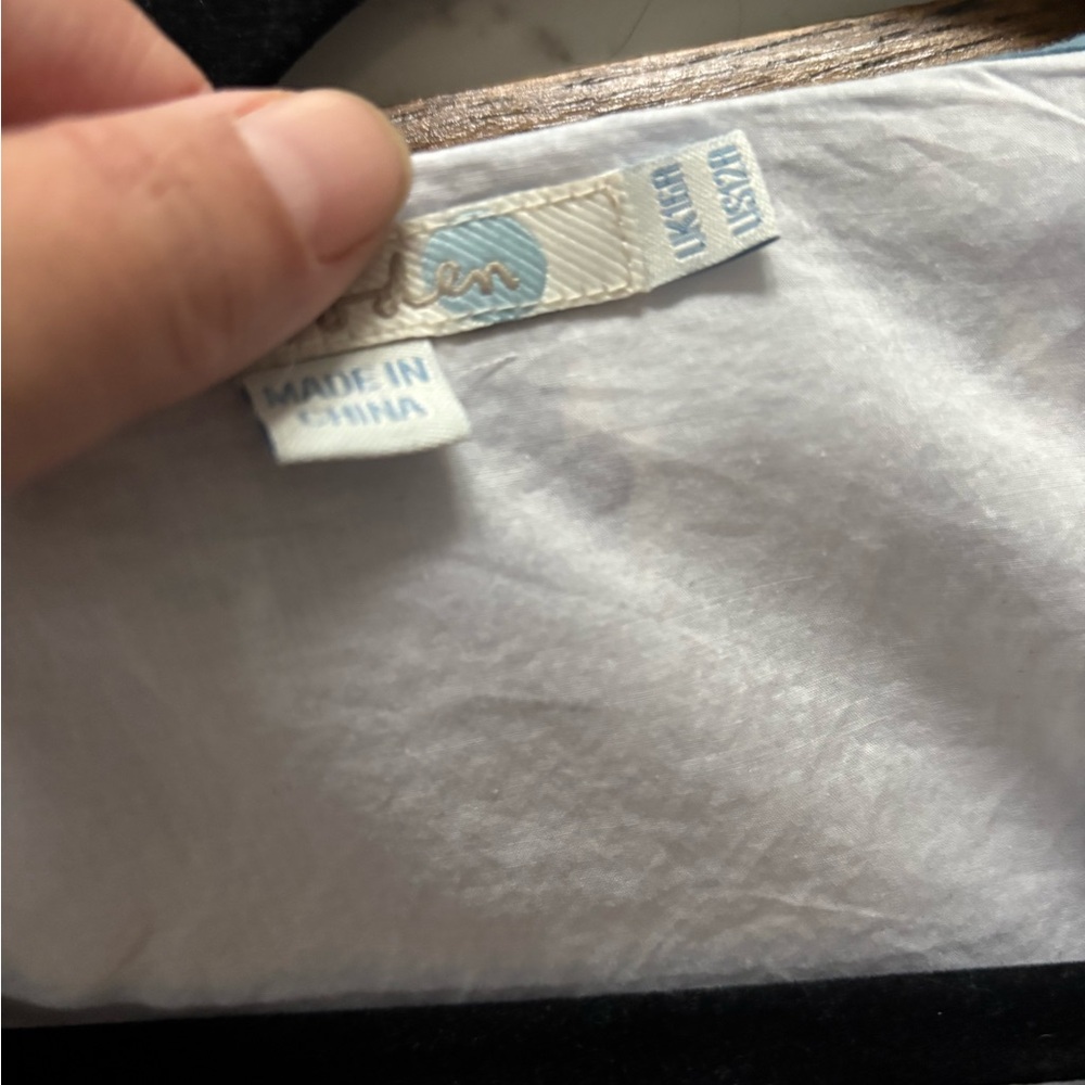 Printed linen Boden dress sz 12 - Picture 3 of 5